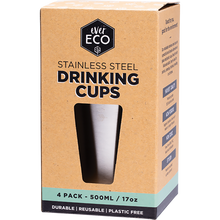 Ever Eco - Stainless Steel Drinking Cups 4x500ml