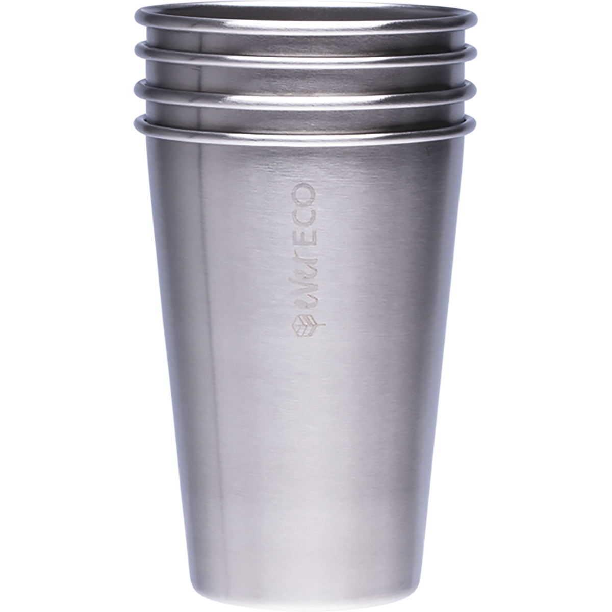 Ever Eco - Stainless Steel Drinking Cups 4x500ml