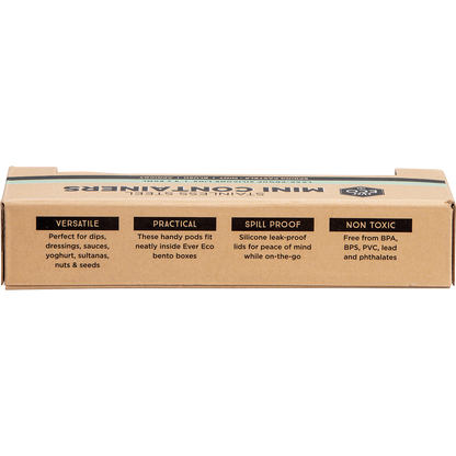 Ever Eco - Stainless Steel Mini Containers Spring Pastel 3pk