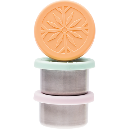 Ever Eco - Stainless Steel Mini Containers Spring Pastel 3pk