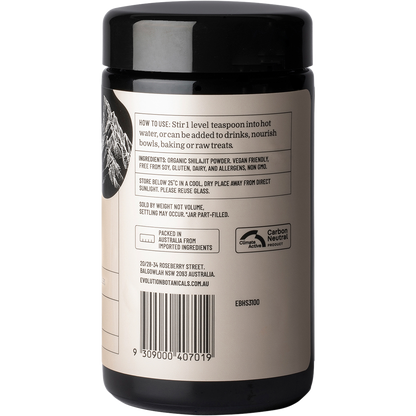 Evolution Botanicals - Himalayan Shilajit Trace Mineral Complex 100g