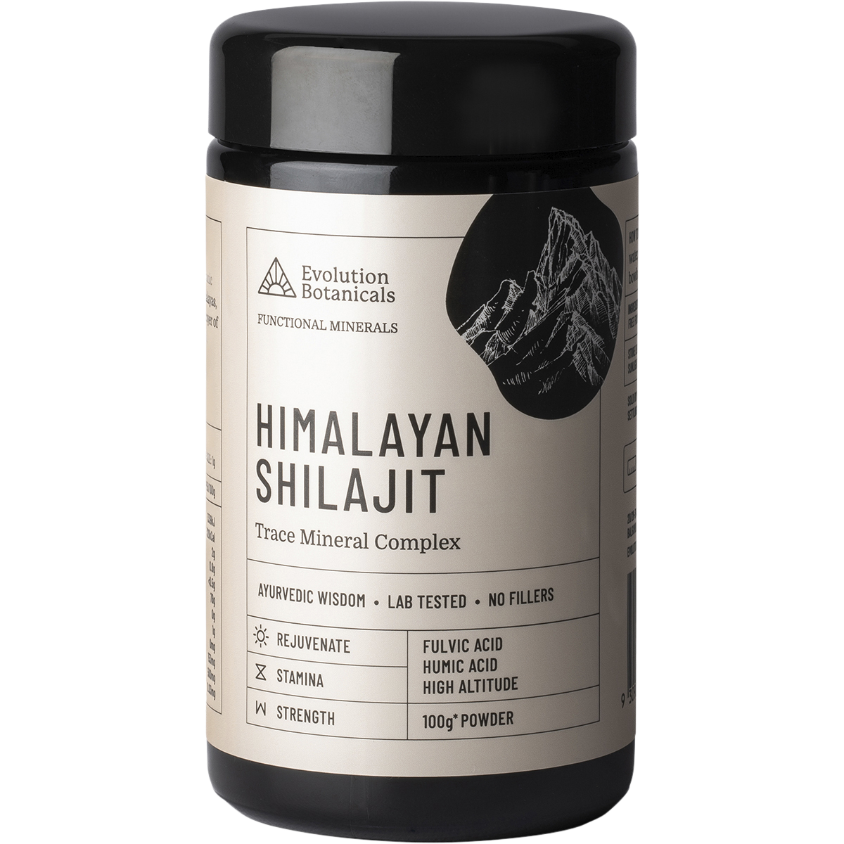 Evolution Botanicals - Himalayan Shilajit Trace Mineral Complex 100g