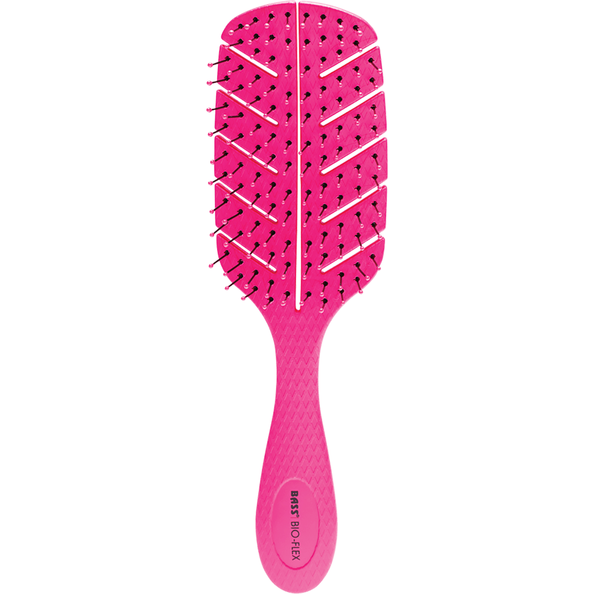 Bass - Bio-Flex Detangler Hair Brush Pink
