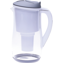 Ecobud - Gentoo Glass Water Filter Jug Grey & White 1.5lt