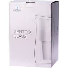 Ecobud - Gentoo Glass Water Filter Jug White 1.5lt