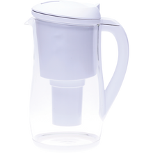 Ecobud - Gentoo Glass Water Filter Jug White 1.5lt