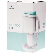 Ecobud - Gentoo Plastic Water Filter Jug Aqua & White 1.5lt
