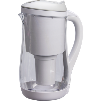 Ecobud - Gentoo Plastic Water Filter Jug Grey & White 1.5lt