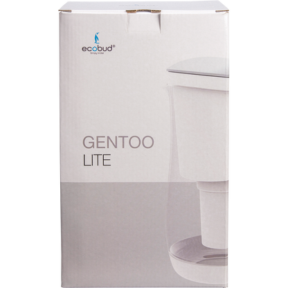 Ecobud - Gentoo Plastic Water Filter Jug Grey & White 1.5lt