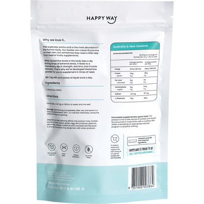 Happy Way - Glutamine Powder L-Glutamine 300g