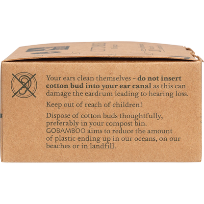 Go Bamboo - Cotton Buds 100% Biodegradable 200pk
