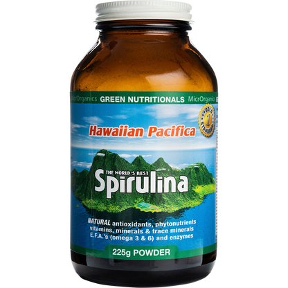 Green Nutritionals - Hawaiian Pacifica Spirulina Powder 225g
