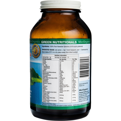 Green Nutritionals - Hawaiian Pacifica Spirulina Powder 225g