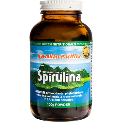 Green Nutritionals - Hawaiian Pacifica Spirulina Powder 100g
