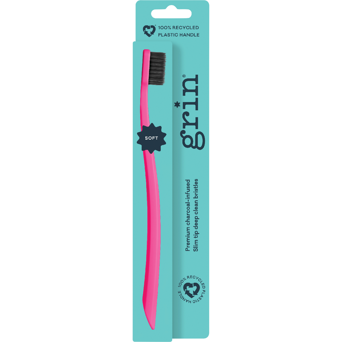 Grin - 100% Recycled Toothbrush Soft Single