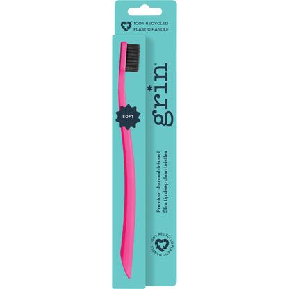 Grin - 100% Recycled Toothbrush Soft Single