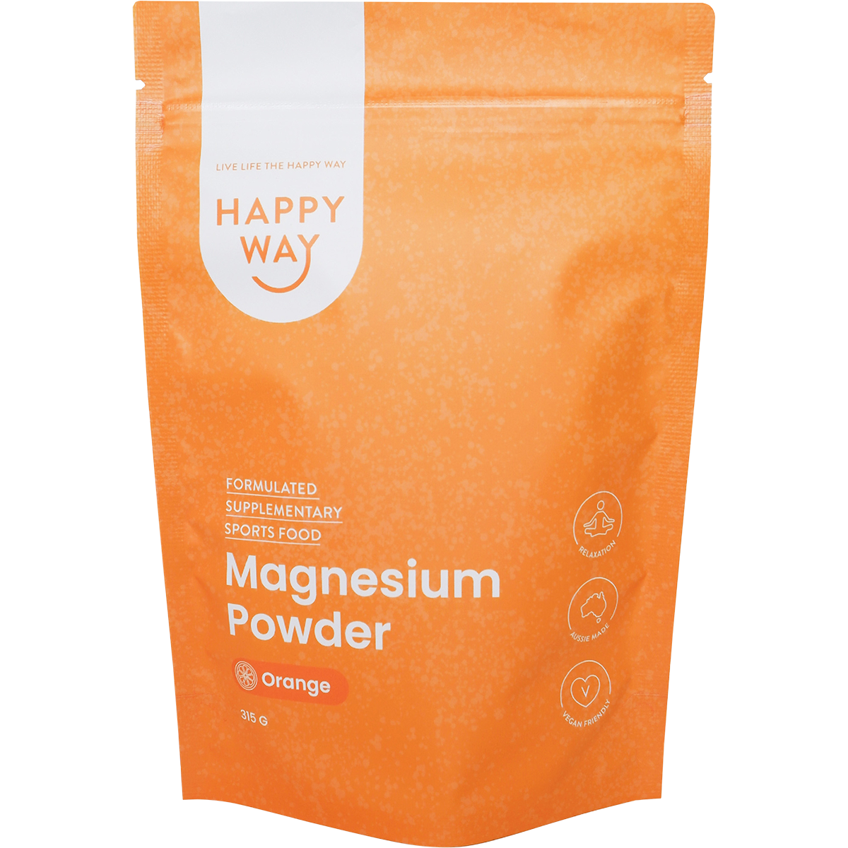Happy Way - Magnesium Powder Orange 315g