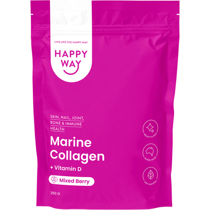 Happy Way - Marine Collagen + Vitamin D Mixed Berry 250g