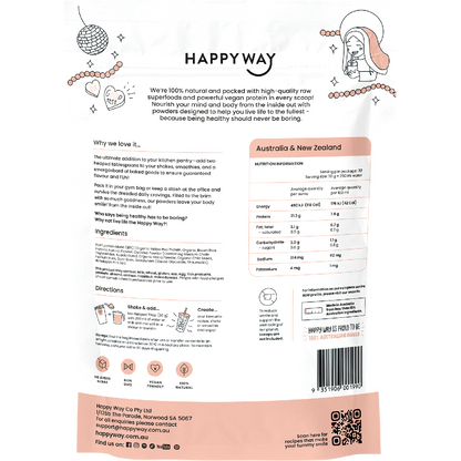 Happy Way - Vegan Protein Powder Vanilla 1kg