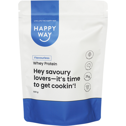 Happy Way - Whey Protein Powder Flavourless 500g