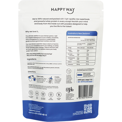 Happy Way - Whey Protein Powder Flavourless 500g