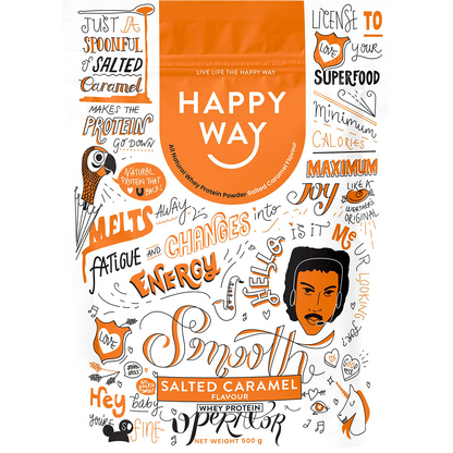 Happy Way - Whey Protein Powder Salted Caramel 500g