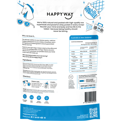 Happy Way - Whey Protein Powder Vanilla 1kg