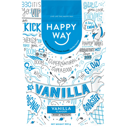 Happy Way - Whey Protein Powder Vanilla 500g