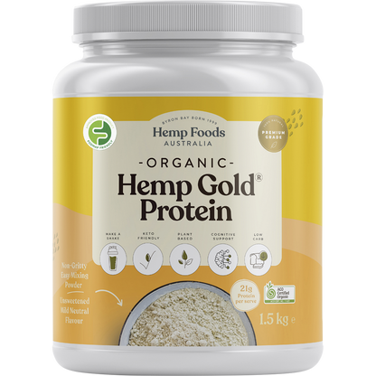 Hemp Food Australia - Organic Hemp Gold Protein 1.5kg