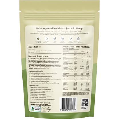 Hemp Foods Australia - Australian Hemp Seeds Hulled 800g