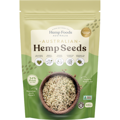 Hemp Foods Australia - Australian Hemp Seeds Hulled 800g