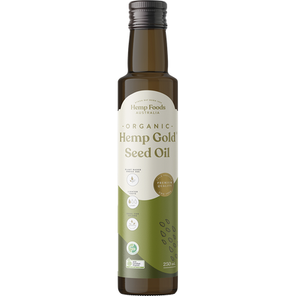 Hemp Foods Australia - Organic Hemp Gold Seed Oil 250ml