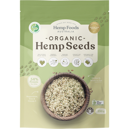 Hemp Foods Australia - Organic Hemp Seeds Hulled 250g