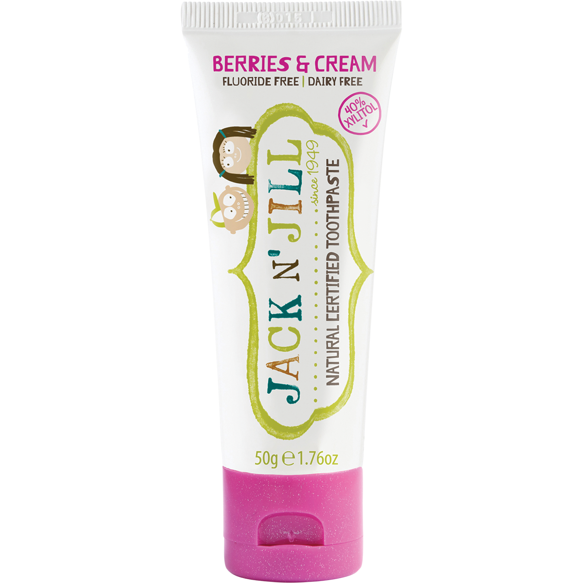 Jack n Jill - Toothpaste Children Berries & Cream Fluoride Free 50g