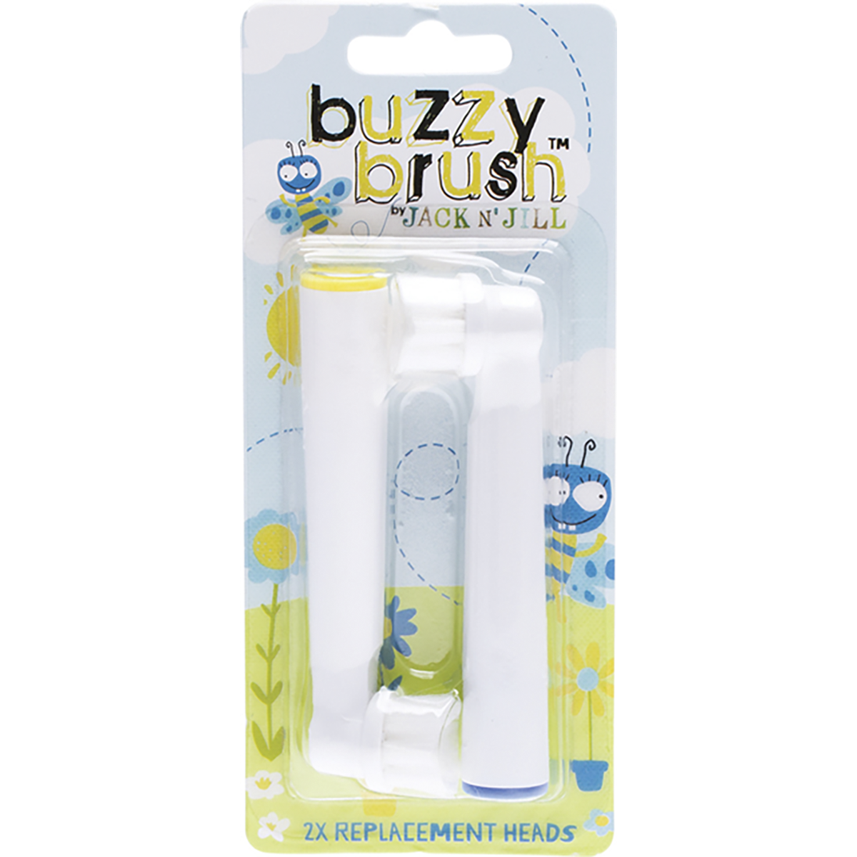 Jack n Jill - Replacement Heads Buzzy Brush 2pk