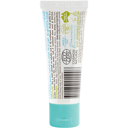 Jack n Jill - Toothpaste Children Milkshake Fluoride Free 50g