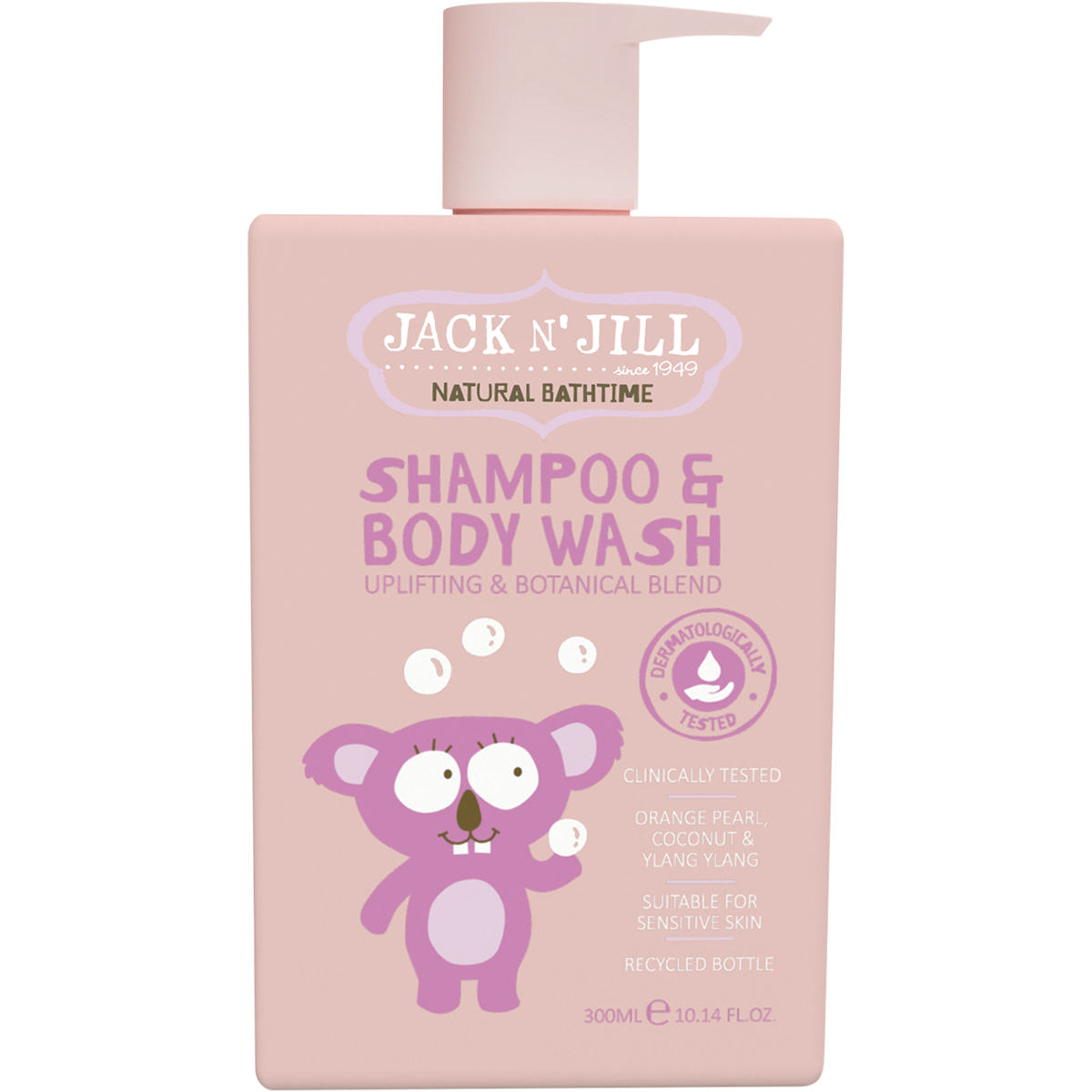 Jack N Jill - Shampoo & Body Wash Uplifting & Botanical Blend 300ml