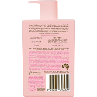 Jack N Jill - Shampoo & Body Wash Uplifting & Botanical Blend 300ml