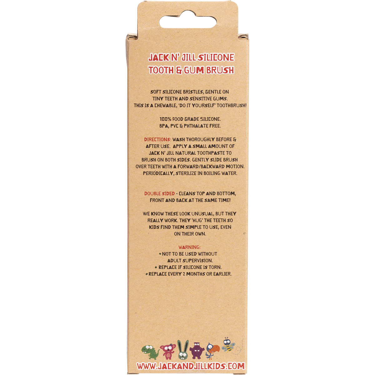 Jack n Jill - Silicone Tooth & Gum Brush
