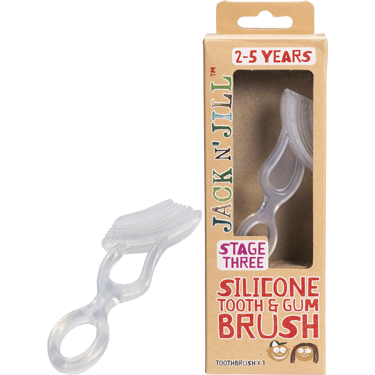 Jack n Jill - Silicone Tooth & Gum Brush