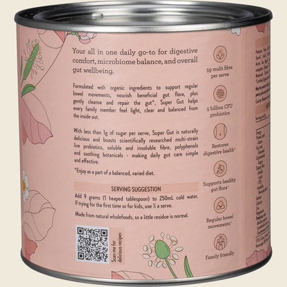 Nutra Naturals - Super Gut Strawberry Kiwi 225g