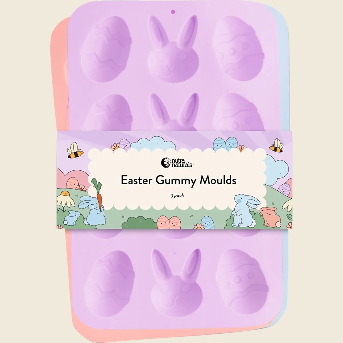 Nutra Naturals - Gummy Moulds Easter 3pk
