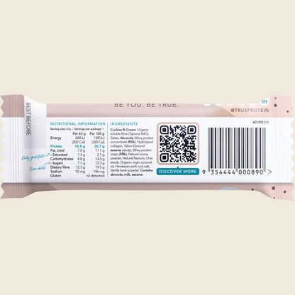 True Protein - Protein Bar Cookies & Cream 63g