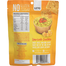 Keto Naturals - Almond Flour Crackers Cheddar & Onion 64g