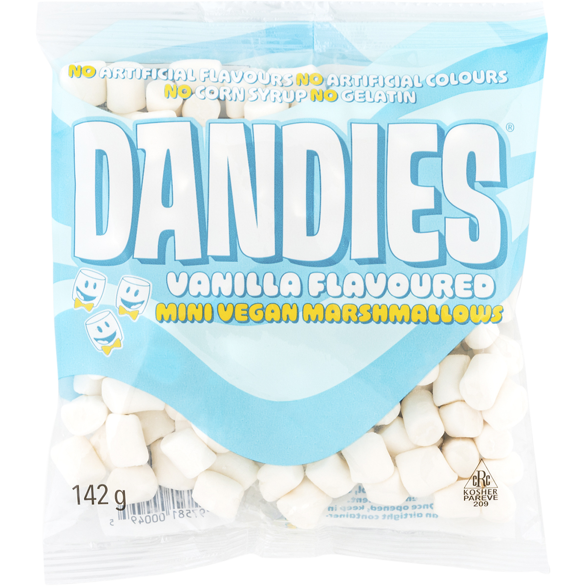 Dandies - Vegan Vanilla Marshmallows Mini Size 142g