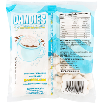 Dandies - Vegan Vanilla Marshmallows Mini Size 142g