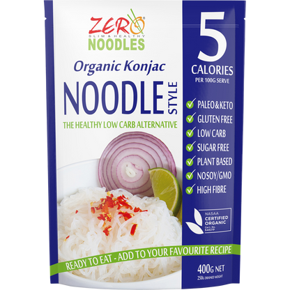 Zero Slim & Healthy - Certified Organic Konjac Noodles Style 400g