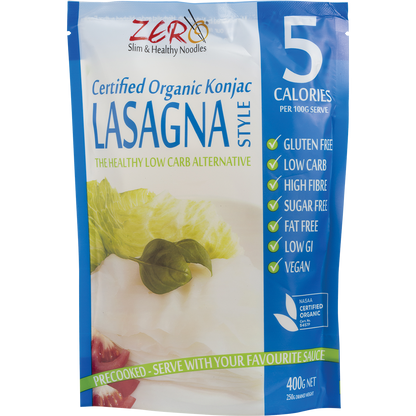 Zero Slim & Healthy - Certified Organic Konjac Lasagna Style 400g