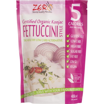 Zero Slim & Healthy - Certified Organic Konjac Fettuccini Style 400g