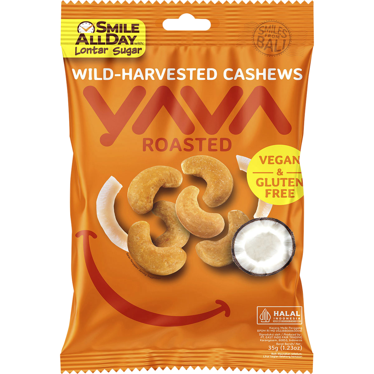 Yava - Wild Harvested Cashews Roasted 35g